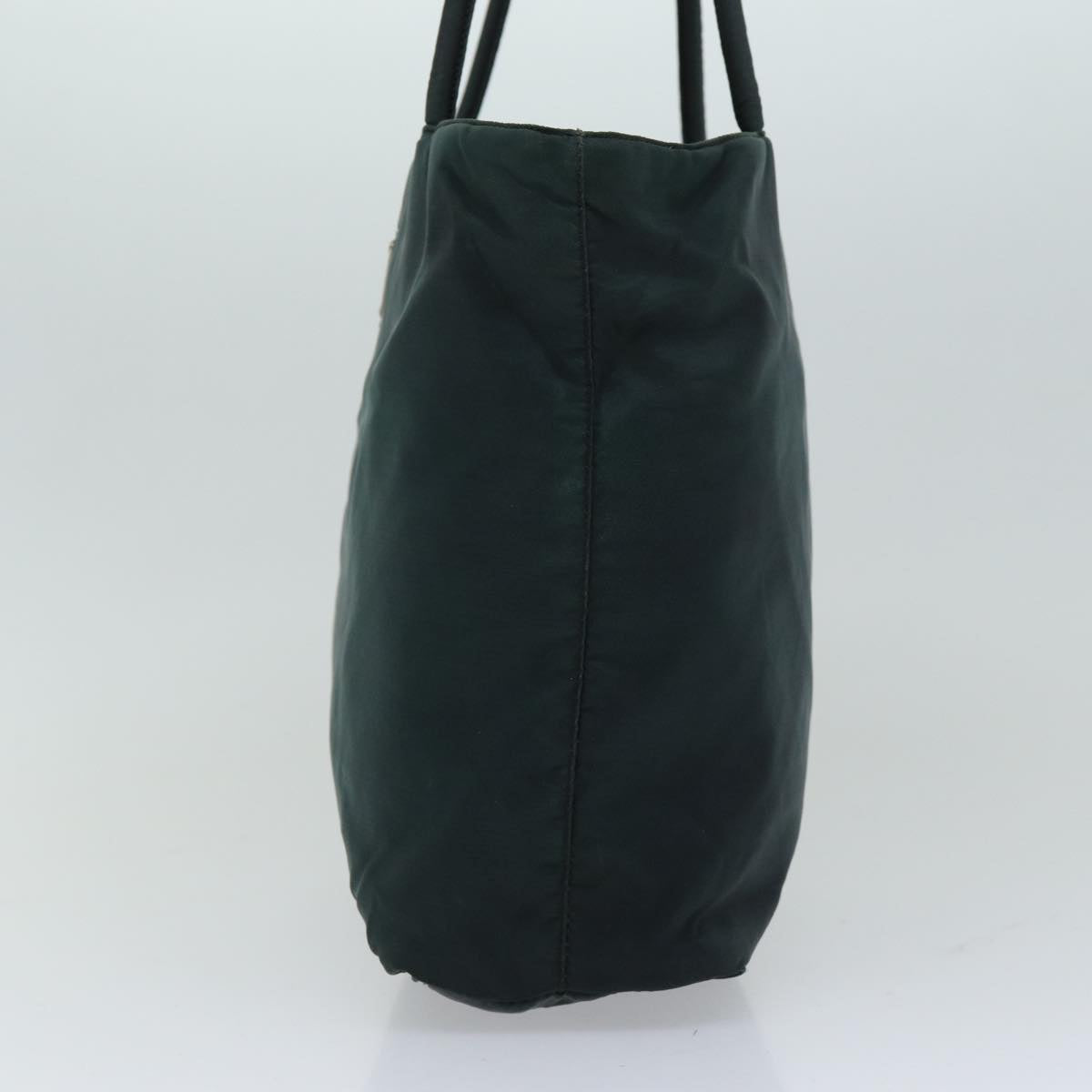 PRADA Tote Bag Nylon Green Auth 76519