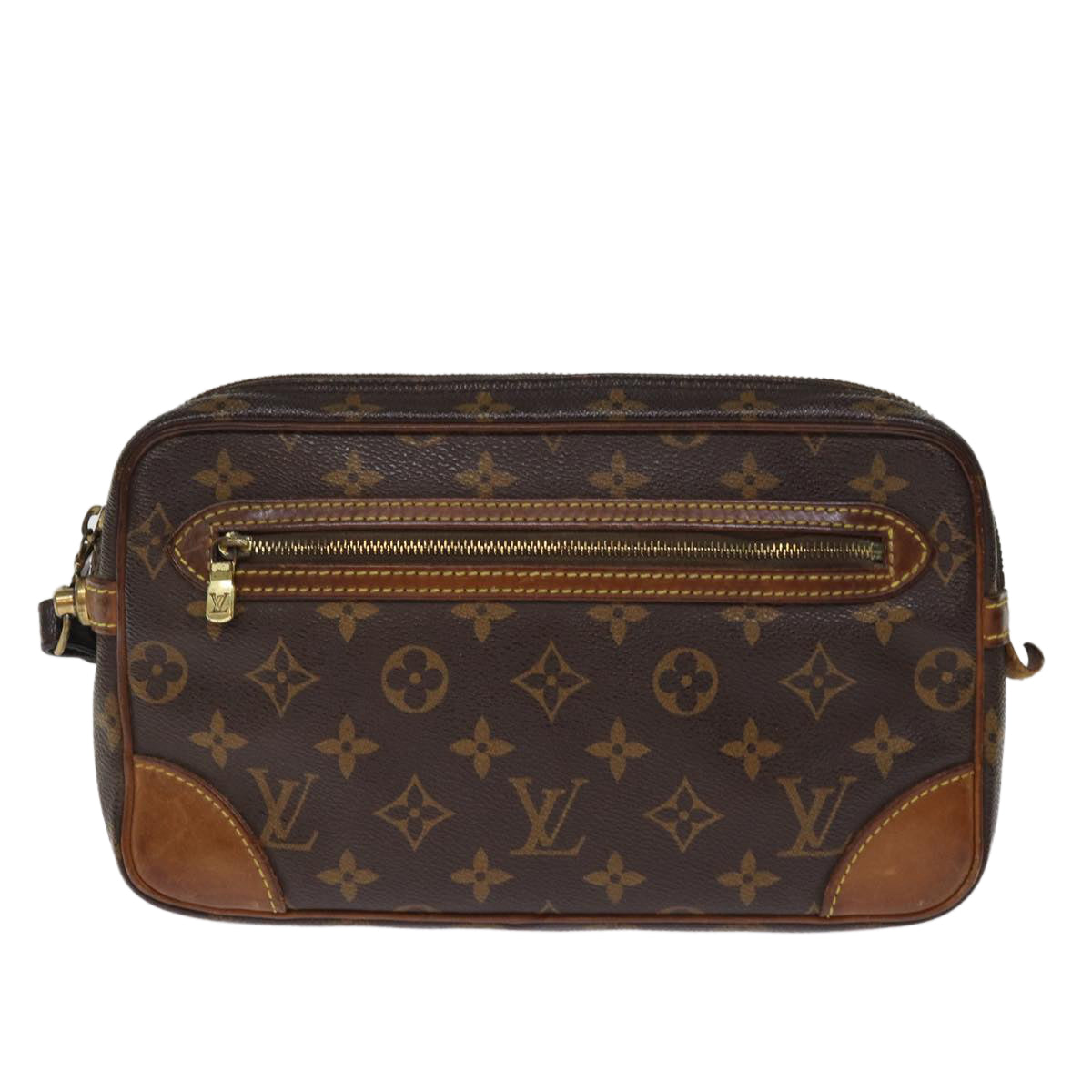 LOUIS VUITTON Monogram Marly Dragonne GM Clutch Bag M51825 LV Auth 76524