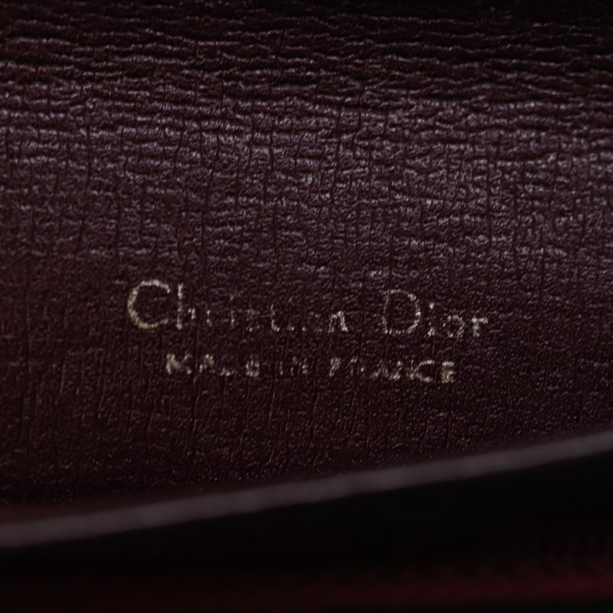 Christian Dior Trotter Canvas Wallet Red Auth 76528