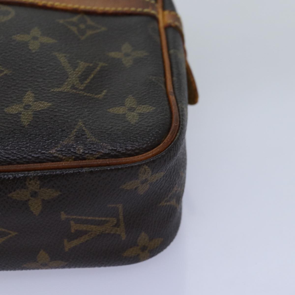 LOUIS VUITTON Monogram Compiegne 23 Clutch Bag M51847 LV Auth 76536