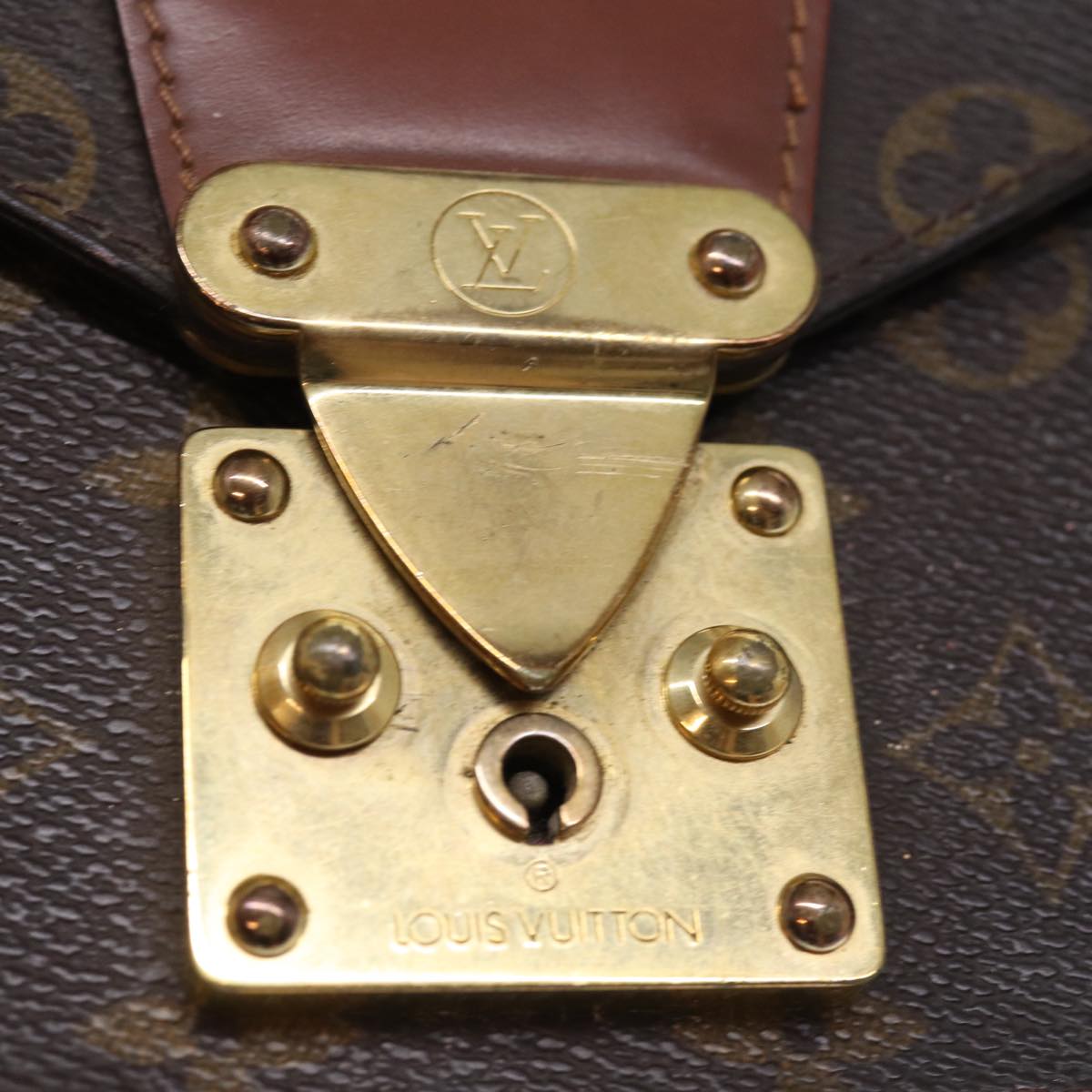 LOUIS VUITTON Monogram Monceau 26 Shoulder Bag M51187 LV Auth 76538