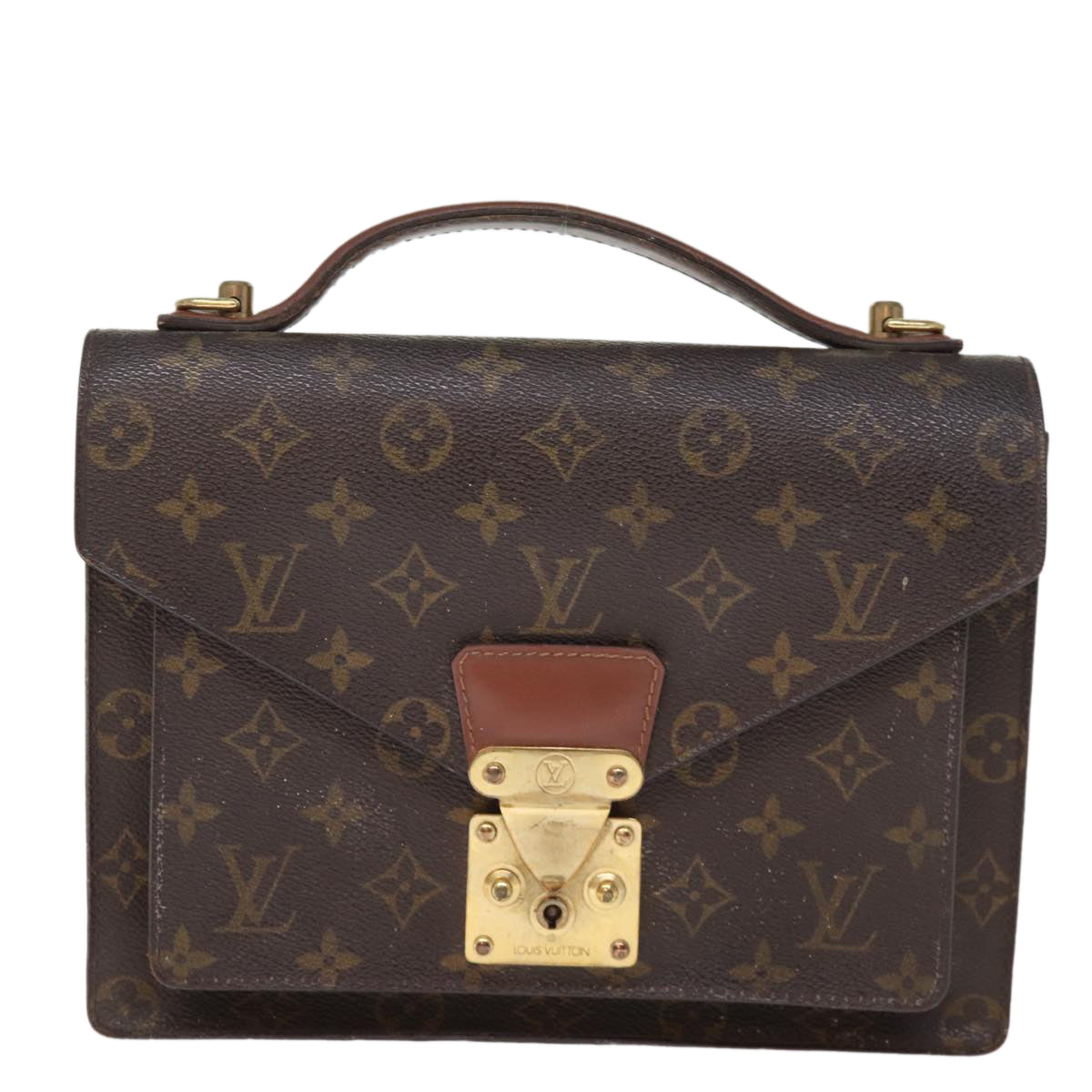 LOUIS VUITTON Monogram Monceau 26 Shoulder Bag M51187 LV Auth 76538