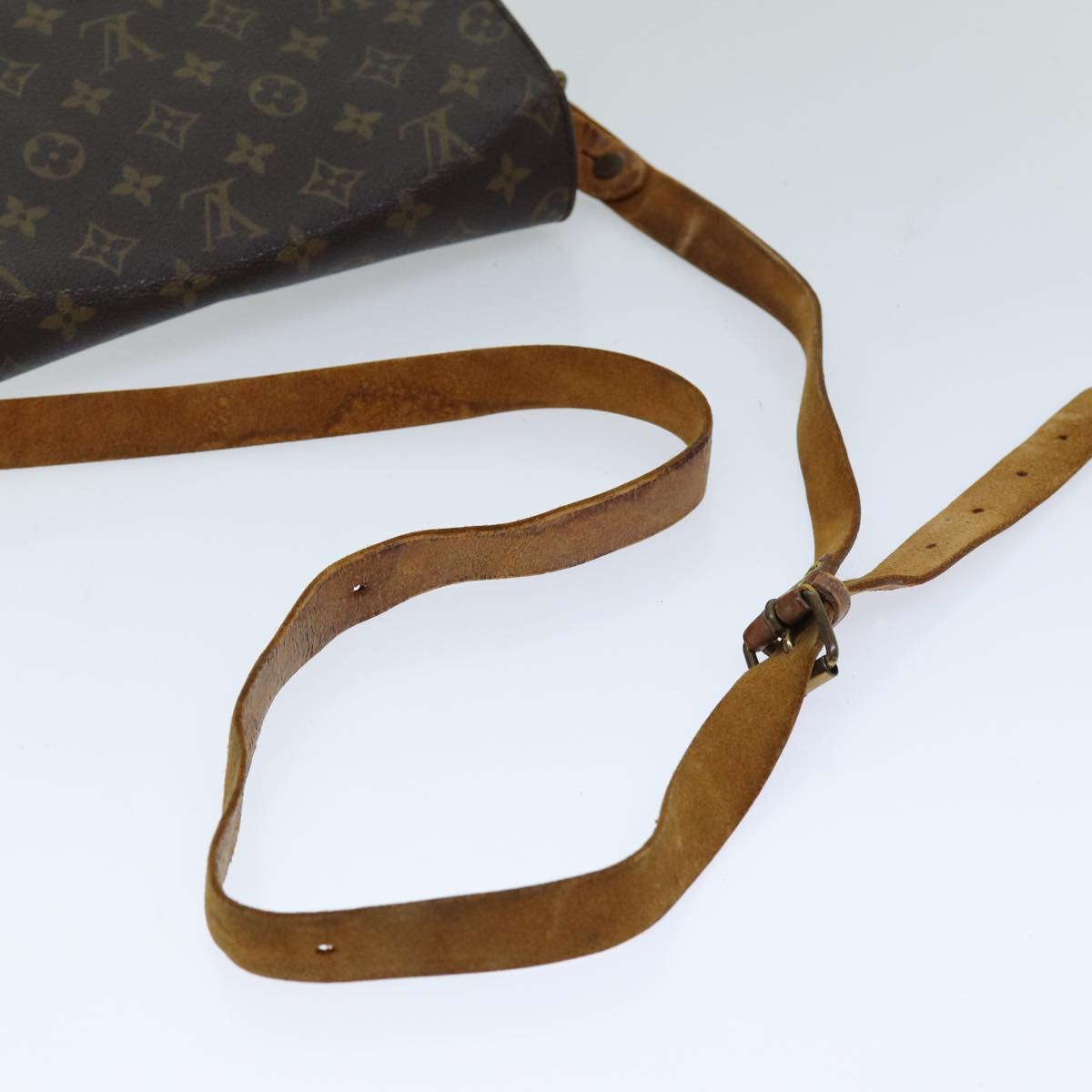 LOUIS VUITTON Monogram Cartouchiere GM Shoulder Bag M51252 LV Auth 76539