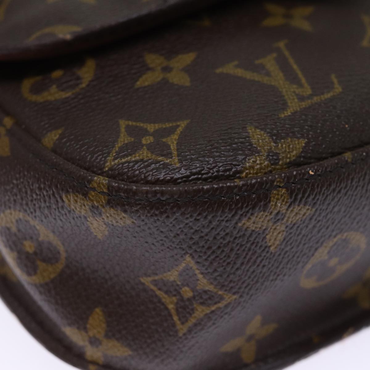 LOUIS VUITTON Monogram Saint Cloud MM Shoulder Bag M51243 LV Auth 76540