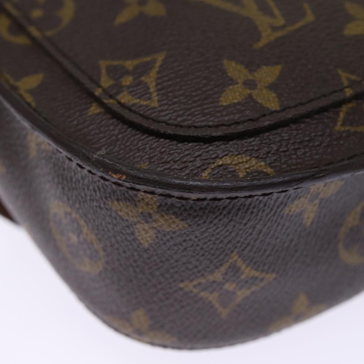 LOUIS VUITTON Monogram Saint Cloud MM Shoulder Bag M51243 LV Auth 76540