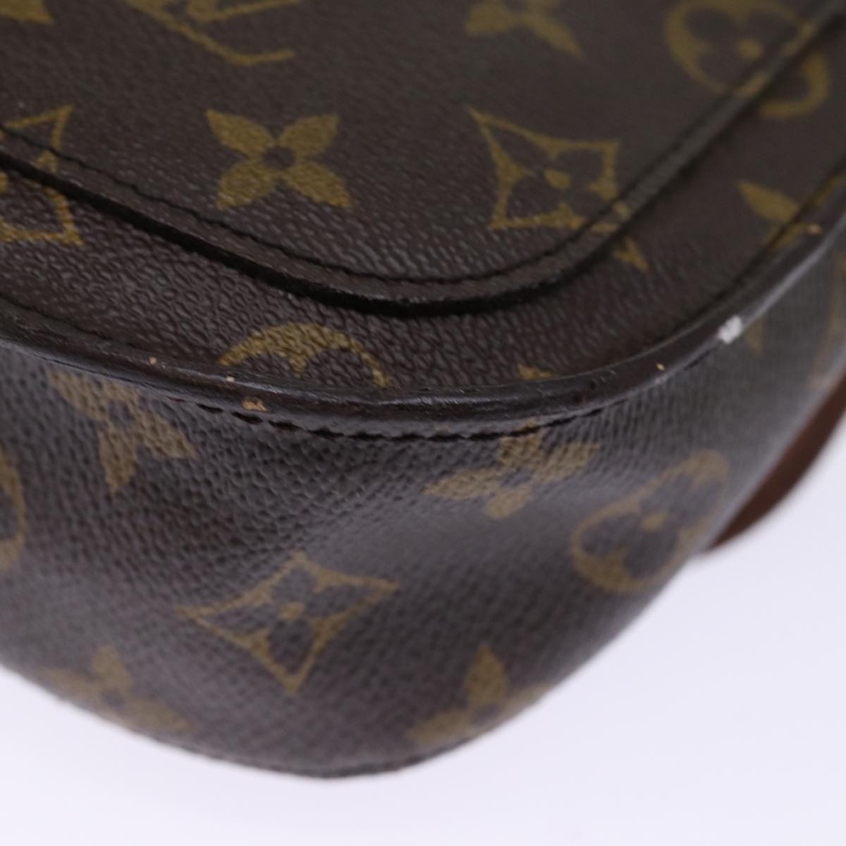 LOUIS VUITTON Monogram Saint Cloud MM Shoulder Bag M51243 LV Auth 76540