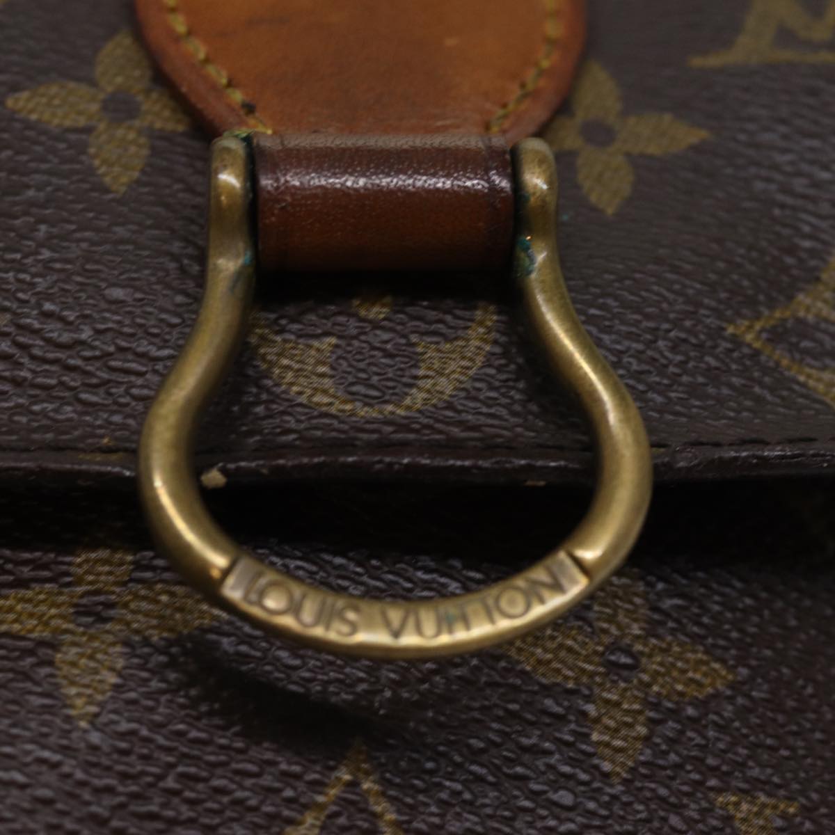 LOUIS VUITTON Monogram Saint Cloud MM Shoulder Bag M51243 LV Auth 76540