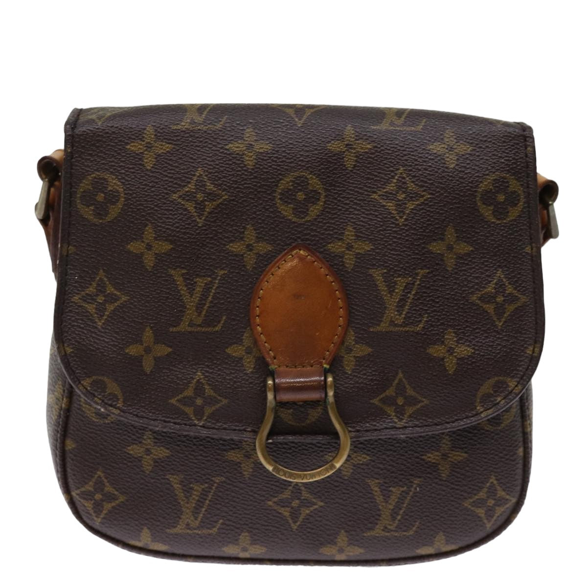 LOUIS VUITTON Monogram Saint Cloud MM Shoulder Bag M51243 LV Auth 76540