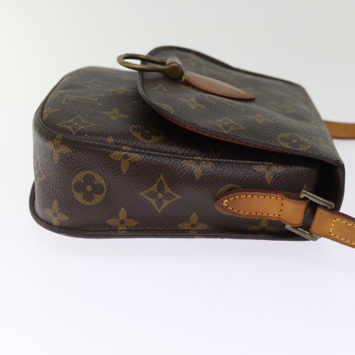 LOUIS VUITTON Monogram Saint Cloud MM Shoulder Bag M51243 LV Auth 76540