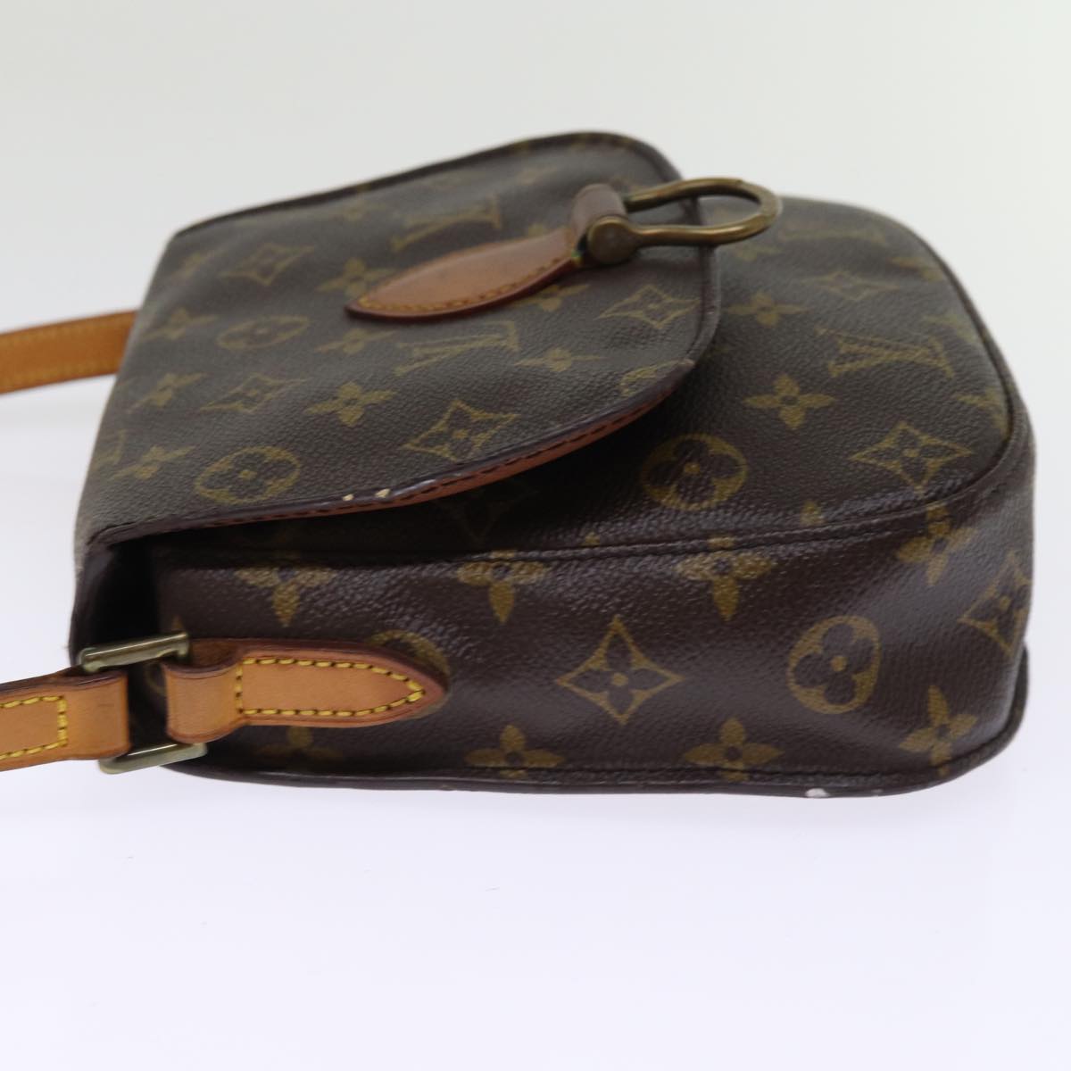 LOUIS VUITTON Monogram Saint Cloud MM Shoulder Bag M51243 LV Auth 76540