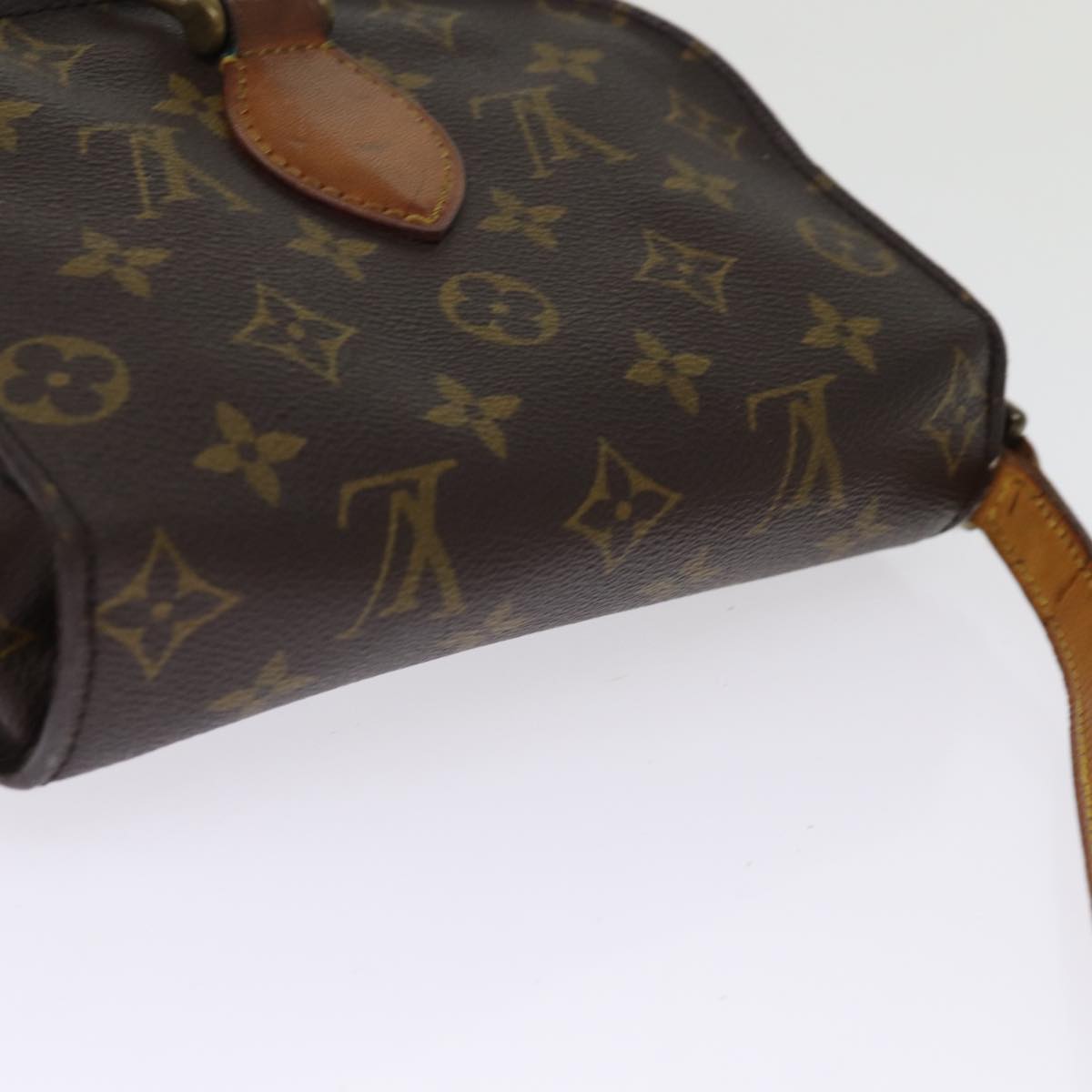 LOUIS VUITTON Monogram Saint Cloud MM Shoulder Bag M51243 LV Auth 76540