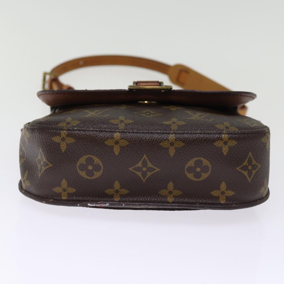 LOUIS VUITTON Monogram Saint Cloud MM Shoulder Bag M51243 LV Auth 76540