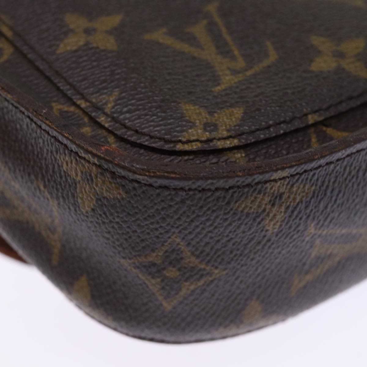 LOUIS VUITTON Monogram Saint Cloud PM Shoulder Bag M51244 LV Auth 76541