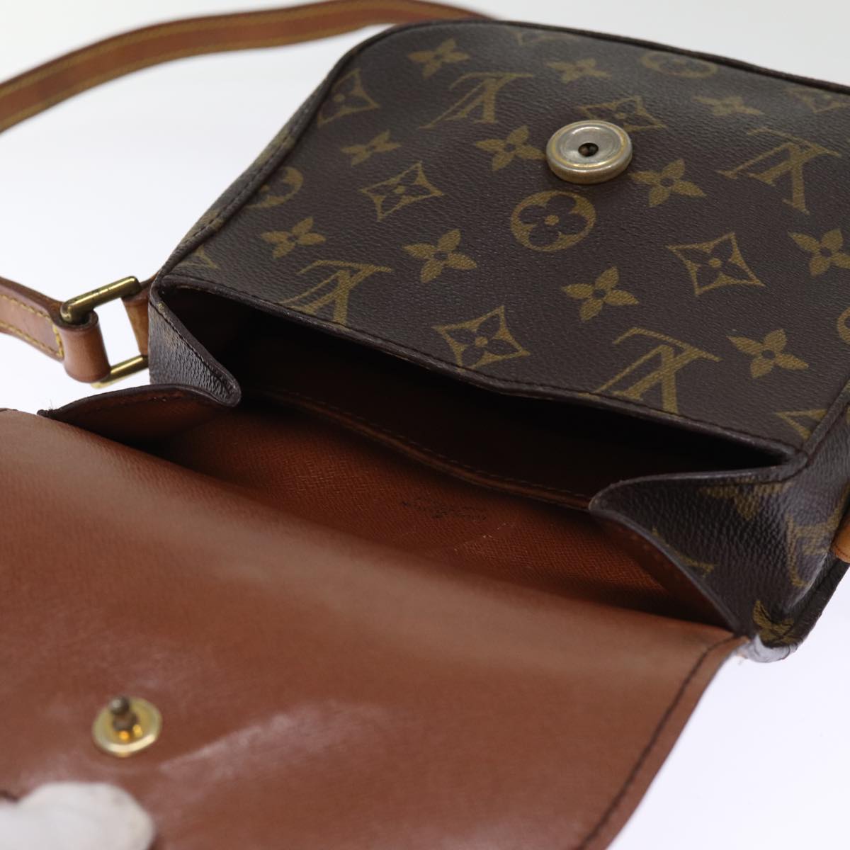 LOUIS VUITTON Monogram Saint Cloud PM Shoulder Bag M51244 LV Auth 76541