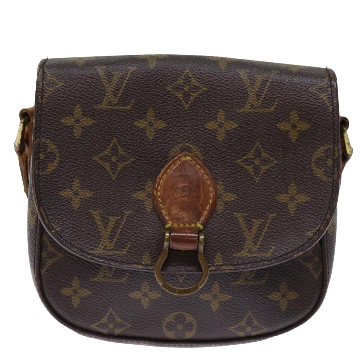 LOUIS VUITTON Monogram Saint Cloud PM Shoulder Bag M51244 LV Auth 76541