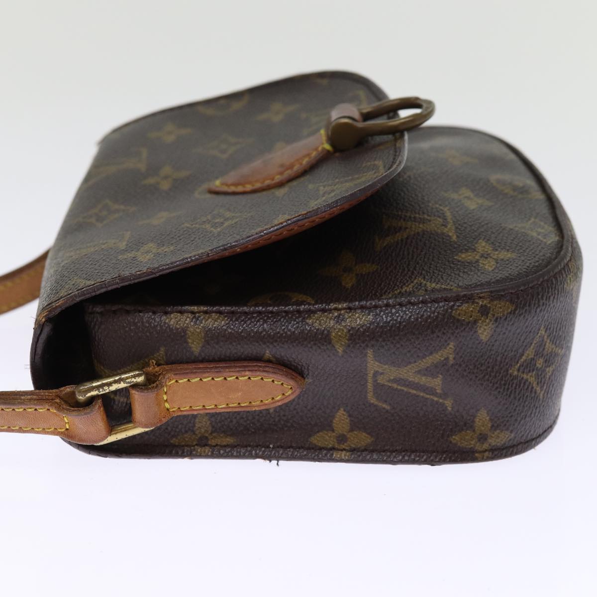 LOUIS VUITTON Monogram Saint Cloud PM Shoulder Bag M51244 LV Auth 76541