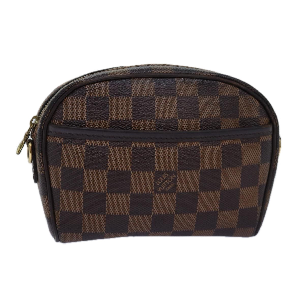 LOUIS VUITTON Damier Ebene Pochette Ipanema Shoulder Bag N51296 LV Auth 76545