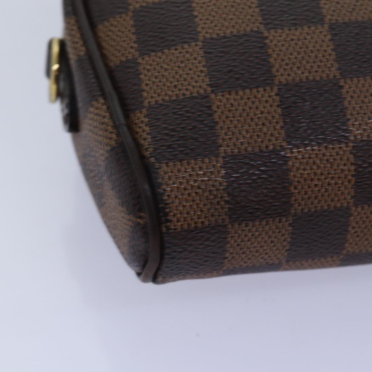 LOUIS VUITTON Damier Ebene Pochette Ipanema Shoulder Bag N51296 LV Auth 76545