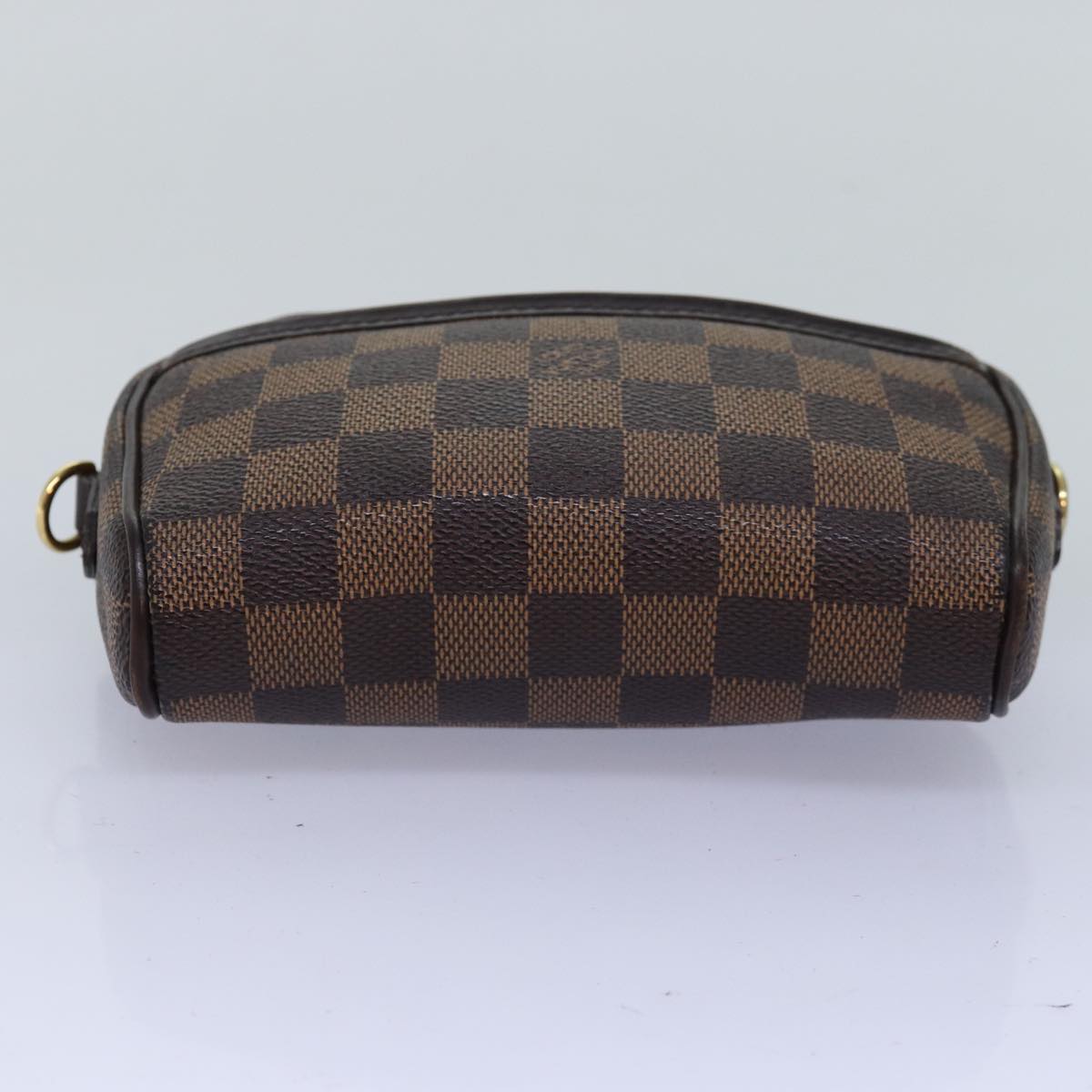 LOUIS VUITTON Damier Ebene Pochette Ipanema Shoulder Bag N51296 LV Auth 76545