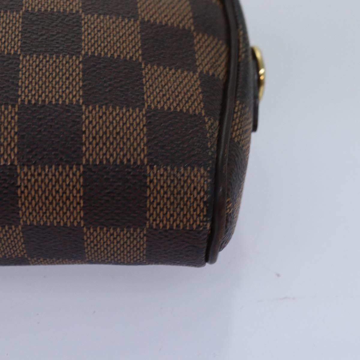 LOUIS VUITTON Damier Ebene Pochette Ipanema Shoulder Bag N51296 LV Auth 76545