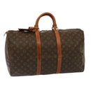 LOUIS VUITTON Monogram Keepall 50 Boston Bag M41426 LV Auth 76552-1
