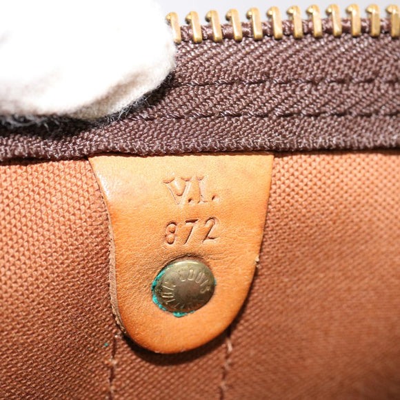 LOUIS VUITTON Monogram Keepall 50 Boston Bag M41426 LV Auth 76552