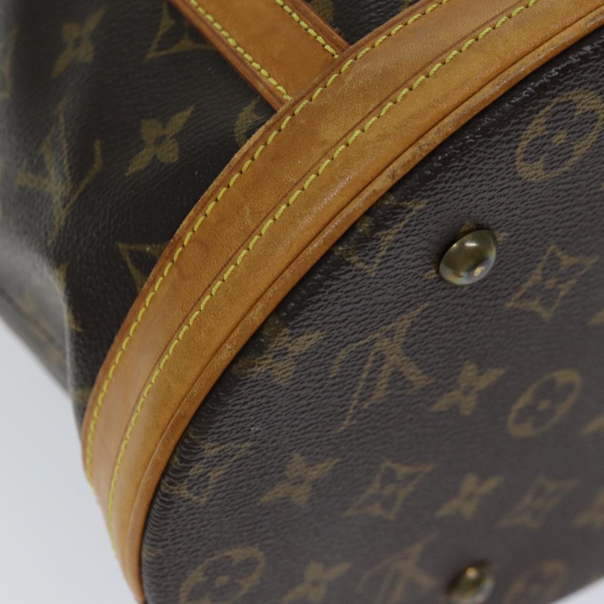 LOUIS VUITTON Monogram Bucket GM Shoulder Bag M42236 LV Auth 76555