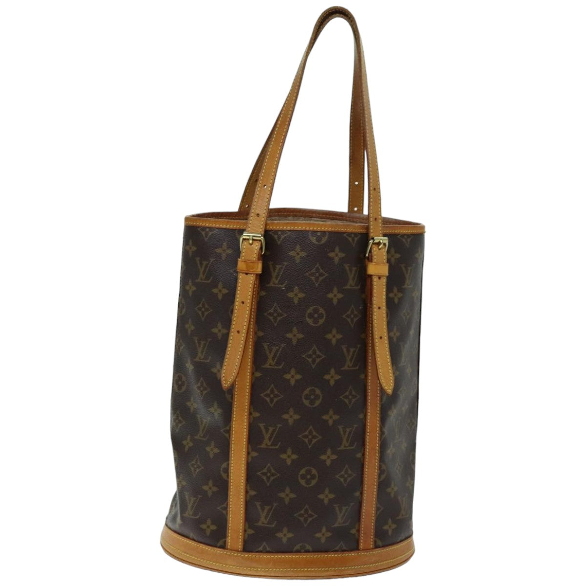 LOUIS VUITTON Monogram Bucket GM Shoulder Bag M42236 LV Auth 76555