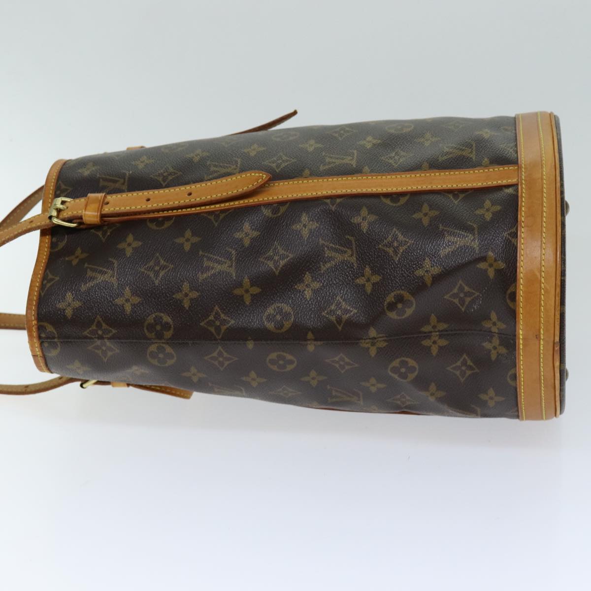 LOUIS VUITTON Monogram Bucket GM Shoulder Bag M42236 LV Auth 76555