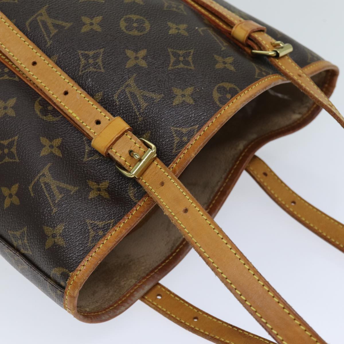 LOUIS VUITTON Monogram Bucket GM Shoulder Bag M42236 LV Auth 76555