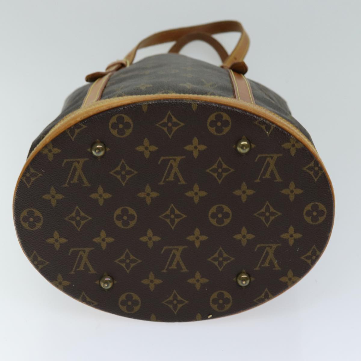 LOUIS VUITTON Monogram Bucket GM Shoulder Bag M42236 LV Auth 76555