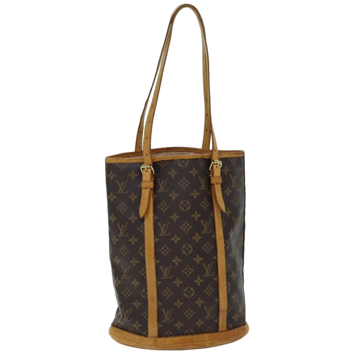 LOUIS VUITTON Monogram Bucket GM Shoulder Bag M42236 LV Auth 76556