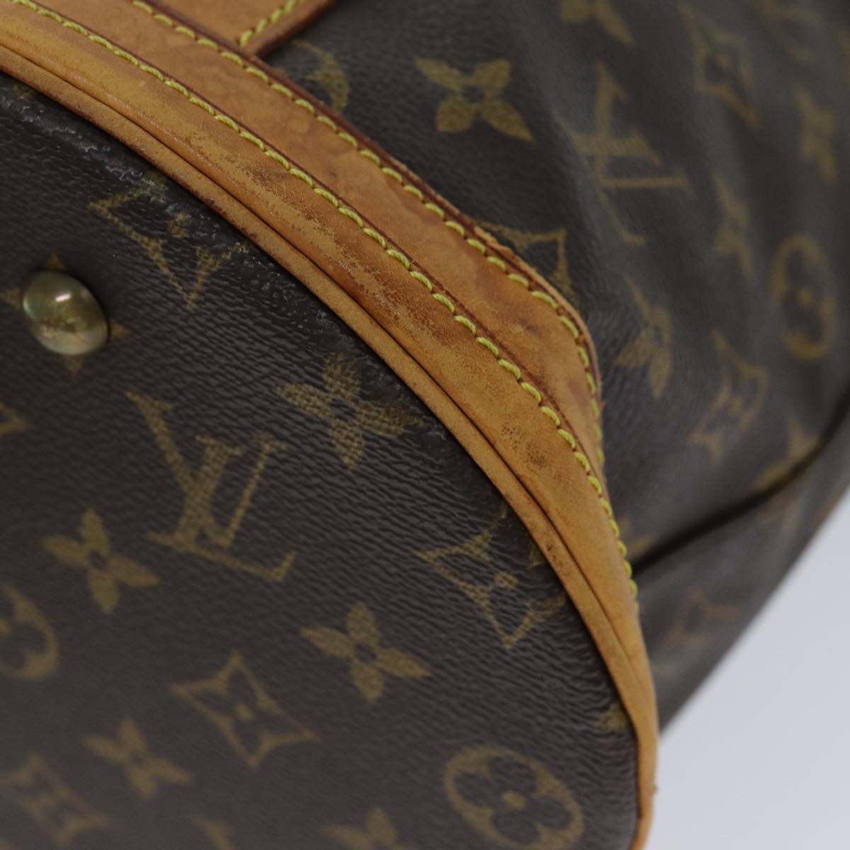 LOUIS VUITTON Monogram Bucket GM Shoulder Bag M42236 LV Auth 76556