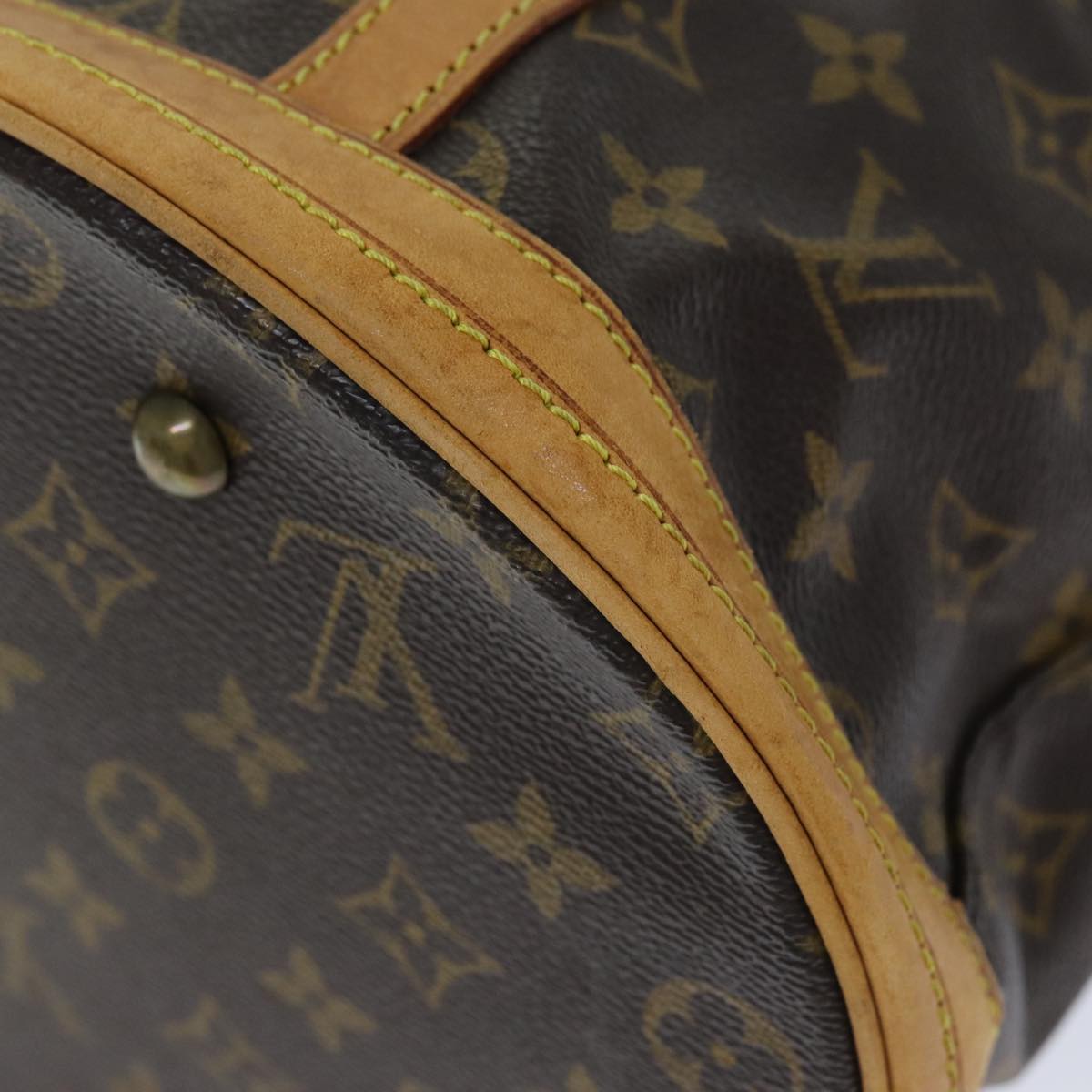 LOUIS VUITTON Monogram Bucket GM Shoulder Bag M42236 LV Auth 76556