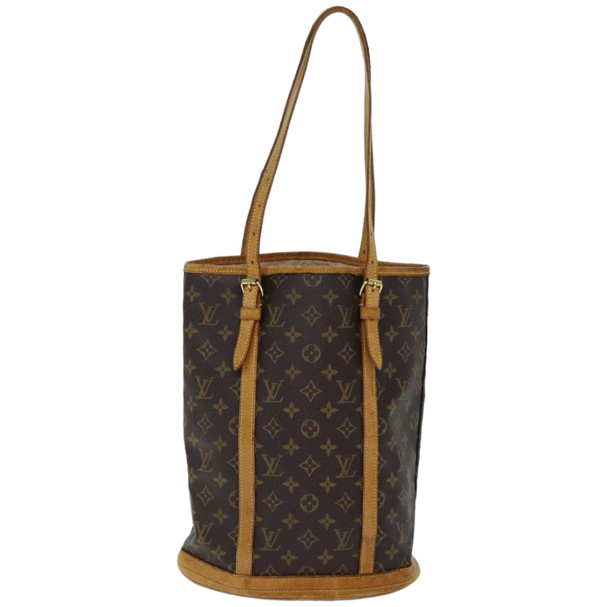 LOUIS VUITTON Monogram Bucket GM Shoulder Bag M42236 LV Auth 76556