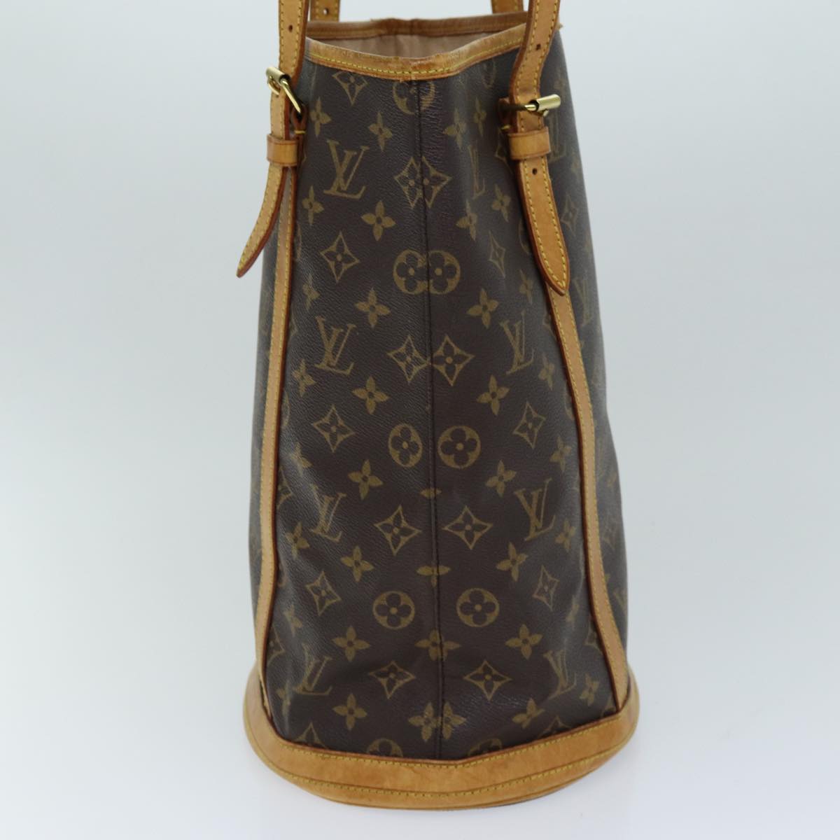 LOUIS VUITTON Monogram Bucket GM Shoulder Bag M42236 LV Auth 76556