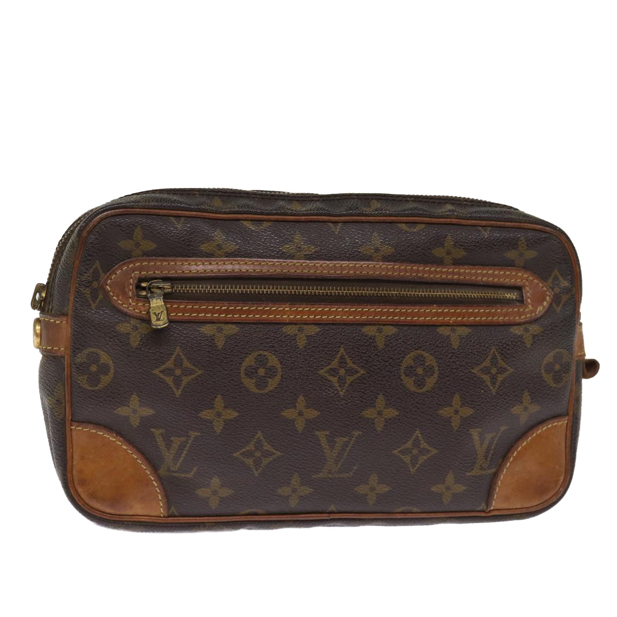 LOUIS VUITTON Monogram Marly Dragonne GM Clutch Bag M51825 LV Auth 76565