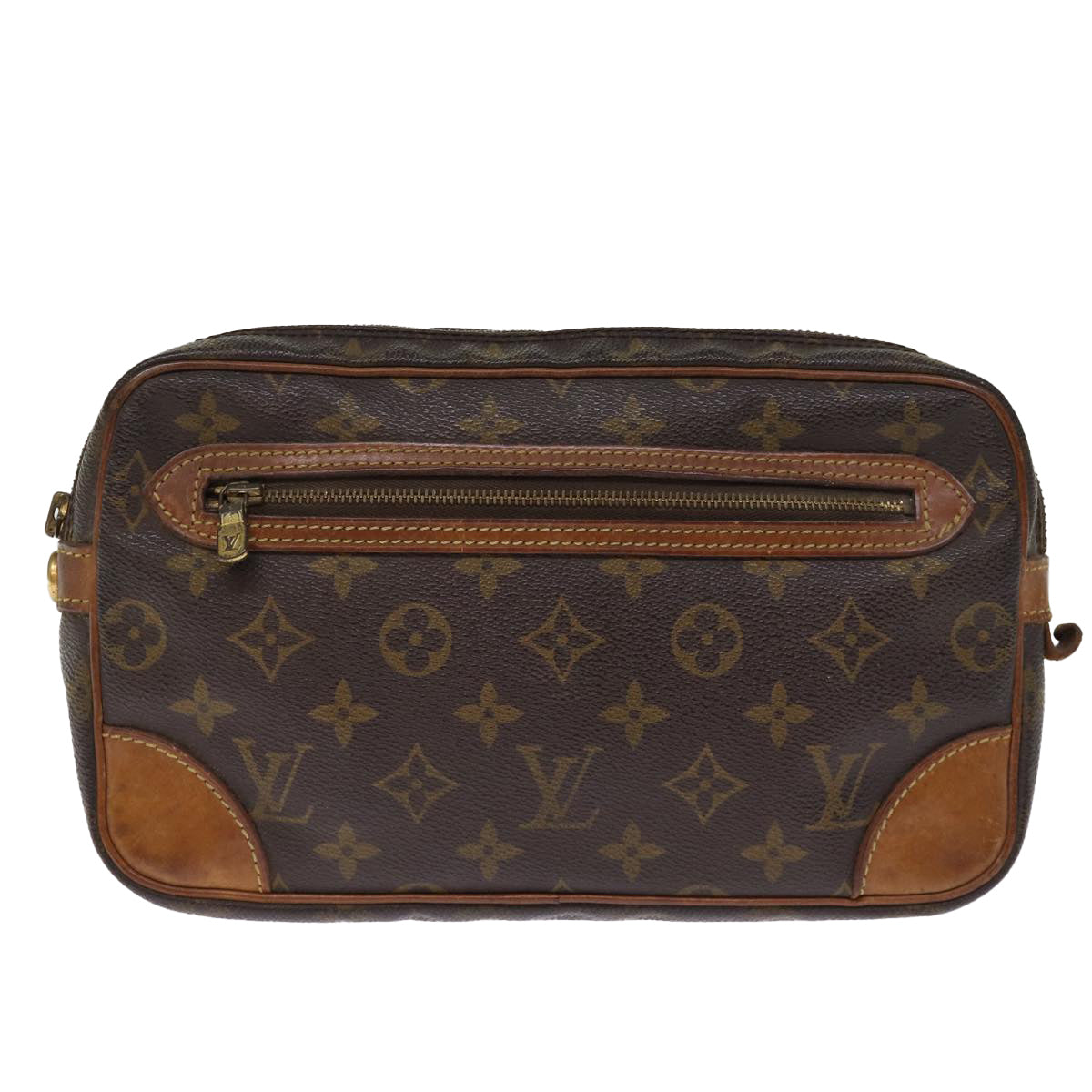 LOUIS VUITTON Monogram Marly Dragonne GM Clutch Bag M51825 LV Auth 76565