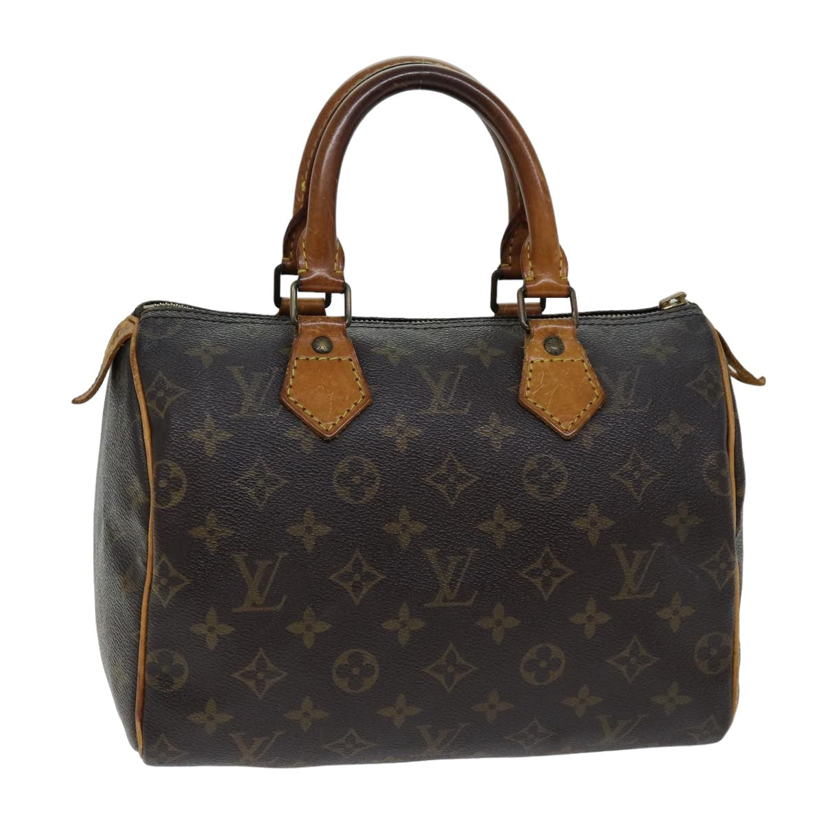 LOUIS VUITTON Monogram Speedy 25 Hand Bag M41528 LV Auth 76569