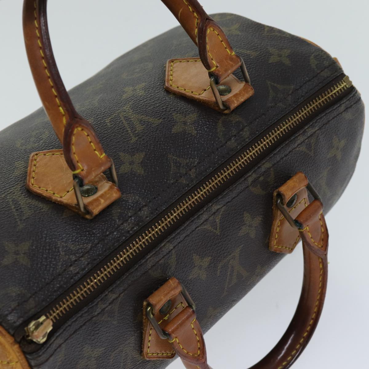 LOUIS VUITTON Monogram Speedy 25 Hand Bag M41528 LV Auth 76569