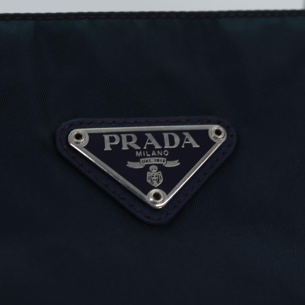 PRADA Hand Bag Nylon Navy Auth 76573