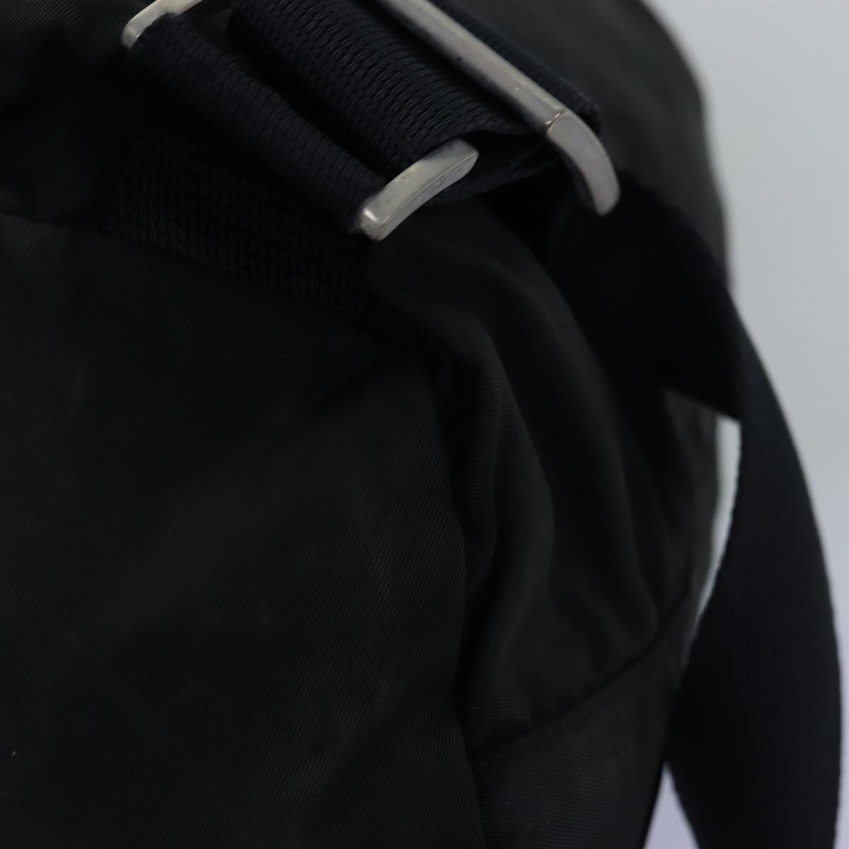 PRADA Backpack Nylon Black Auth 76575