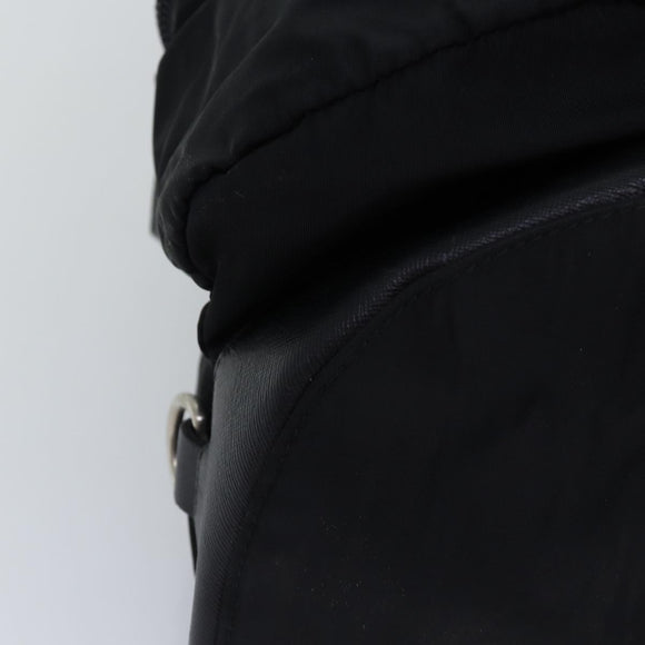 PRADA Backpack Nylon Black Auth 76576