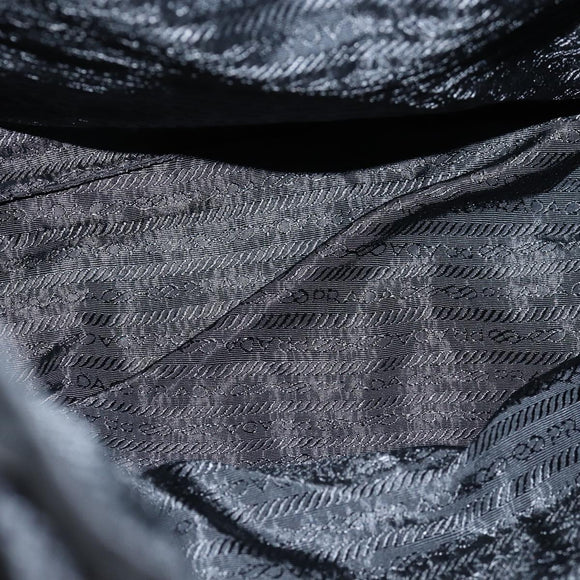 PRADA Backpack Nylon Black Auth 76576