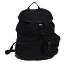 PRADA Backpack Nylon Black Auth 76576-1