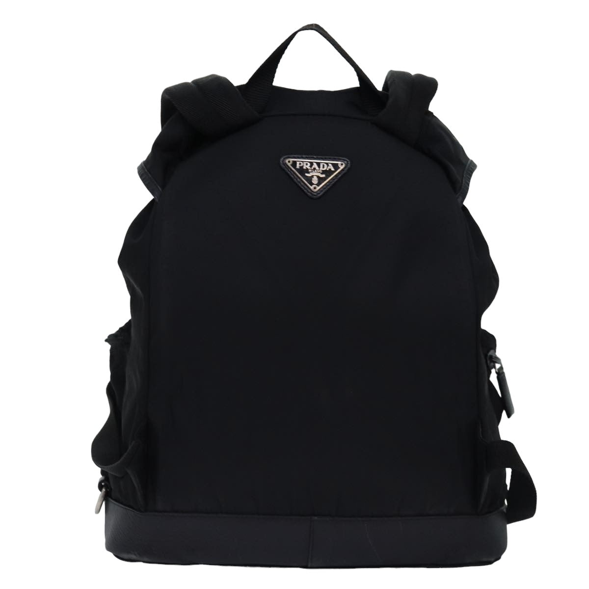 PRADA Backpack Nylon Black Auth 76576 - 0