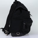 PRADA Backpack Nylon Black Auth 76576-3