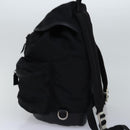 PRADA Backpack Nylon Black Auth 76576-4