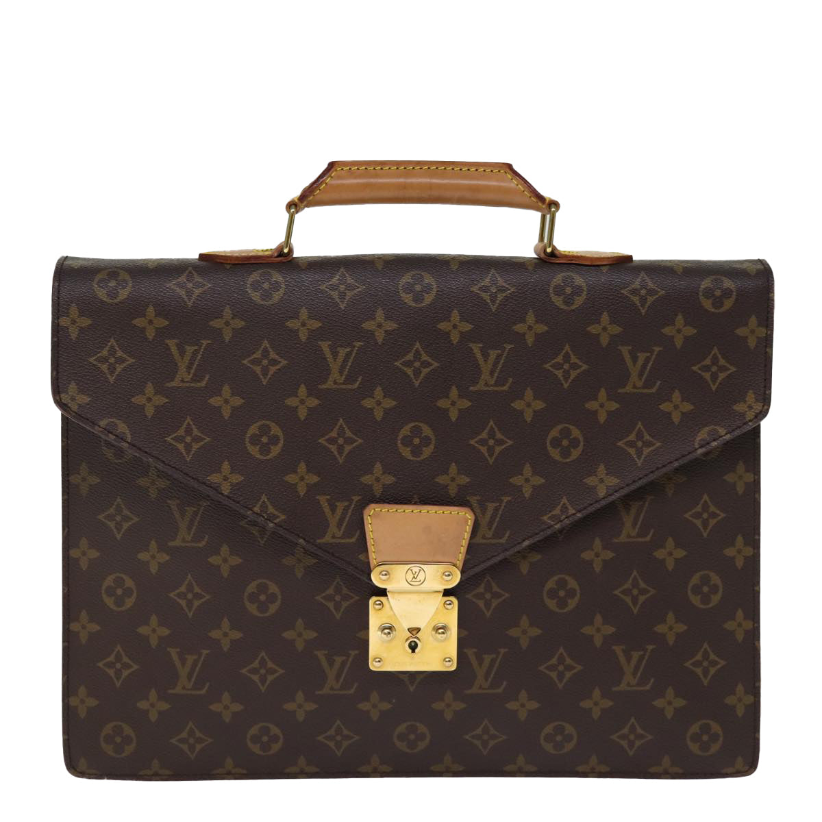 LOUIS VUITTON Monogram Serviette Conseiller Briefcase M53331 LV Auth 76594