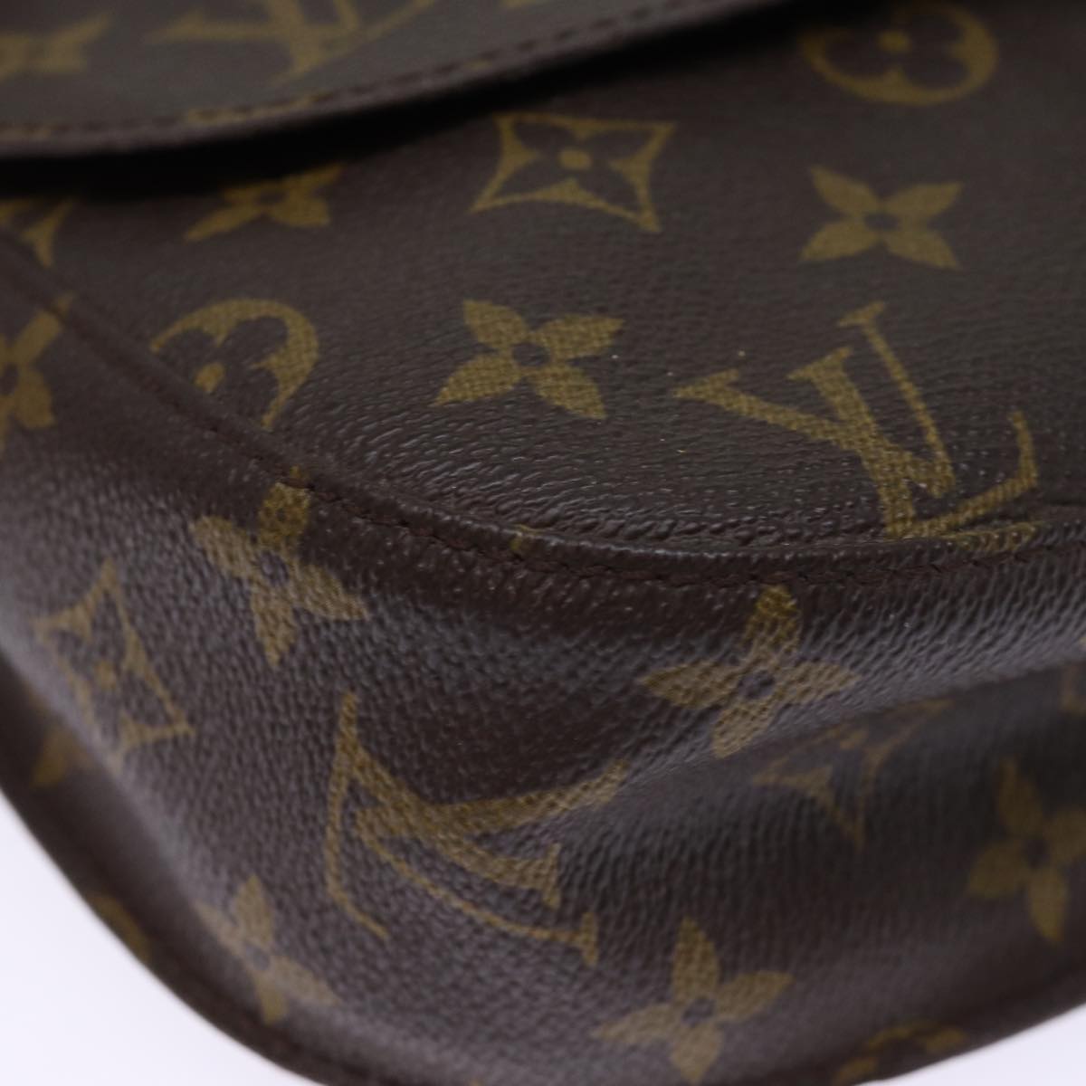 LOUIS VUITTON Monogram Saint Cloud GM Shoulder Bag M51242 LV Auth 76596